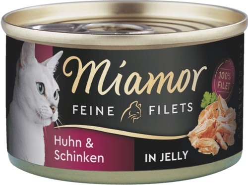 Miamor Feine Filets Huhn & Schinken 24 x 100g