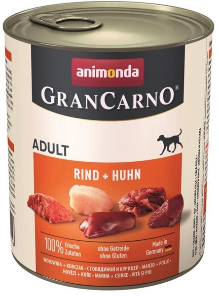 Animonda GranCarno Adult Rind & Huhn 6 x 800g Hundefutter