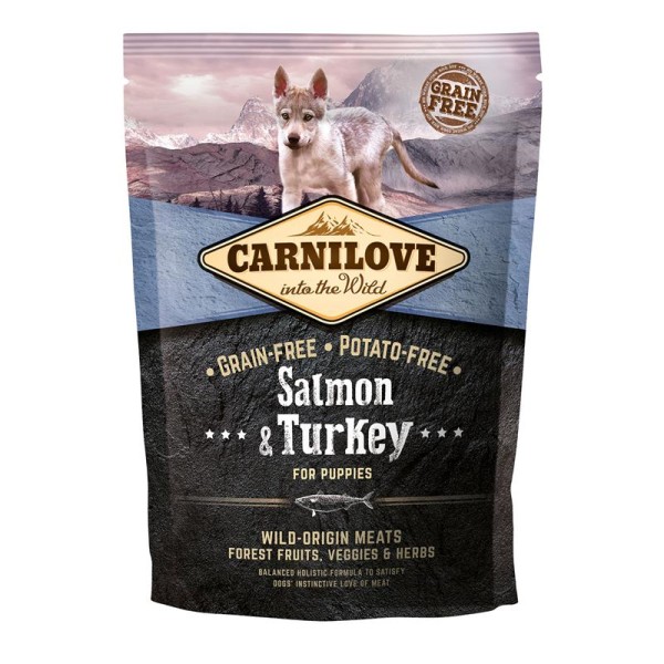 Carnilove Dog Puppy - Salmon & Turkey 1,5kg Hundefutter