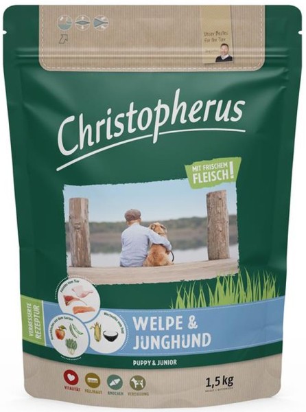 Christopherus Welpe & Junghund 1,5 kg Hundefutter