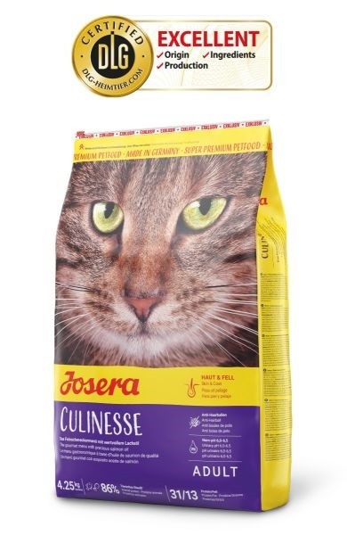 Josera Culinesse Trockenfutter für Katzen 4,25 kg + 4x Paula Snack gratis