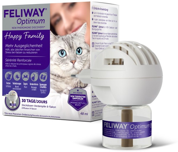 Ceva Cat Feliway Optimum Start-Set für mehr Ausgeglichenheit bei Katzen