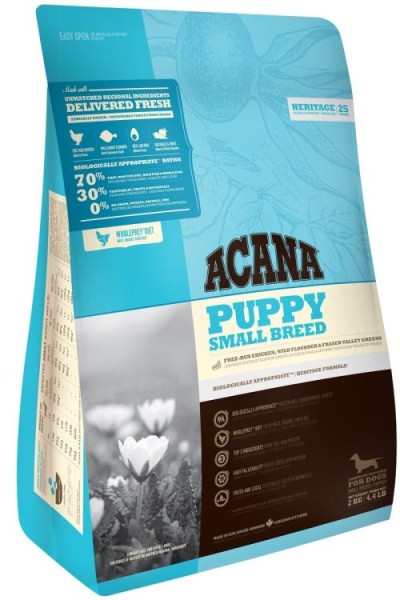 Acana Heritage Dog Puppy Small Breed 2kg für Welpen Getreidefrei