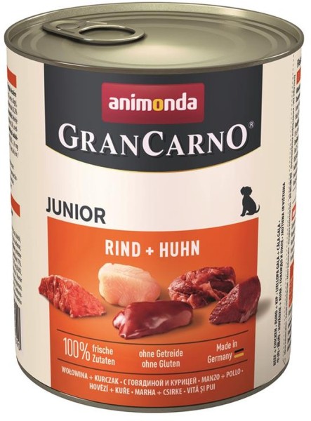 Animonda GranCarno Junior Rind & Huhn 6 x 800g Hundefutter