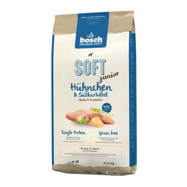 Bosch Soft Junior Hühnchen & Süßkartoffel 12,5 kg Hundefutter