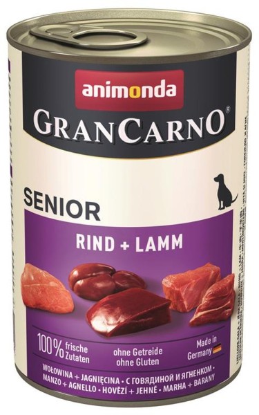 Animonda GranCarno Senior Rind & Lamm 6 x 400g Hundefutter