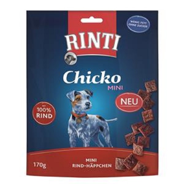 Rinti Chicko Mini Rind im Vorratspack 9 x 170g Belohnung Hundesnack