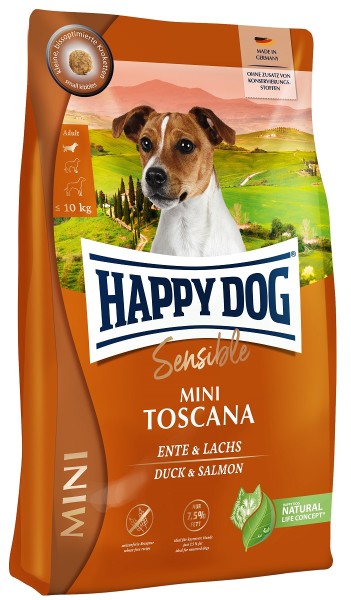 Happy Dog Supreme Mini Toscana 4kg Hundefutter