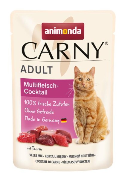 Animonda Cat Portionsbeutel Carny Adult Multifleisch-Cocktail 12 x 85g