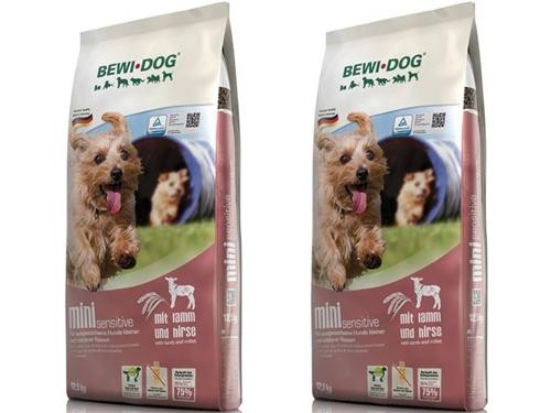 Bewi Dog Mini 2 x 12,5 kg Hundefutter für kleine u. mittlere Rassen
