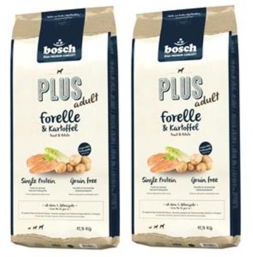 Bosch Plus Forelle & Kartoffel 2 x 12,5 kg Hundefutter