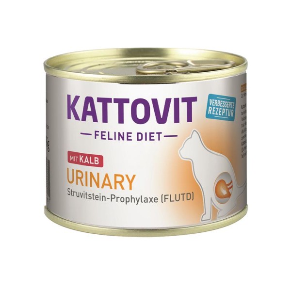 Kattovit Dose Feline Diet Urinary Kalb 12 x 185g