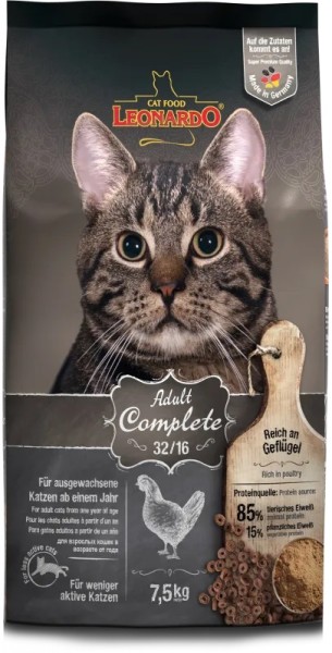 7,5 kg Leonardo Adult Complete 32/16 Katzenfutter