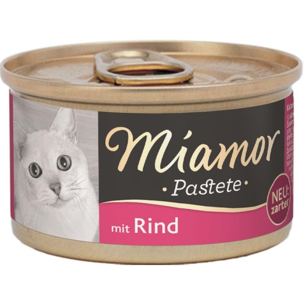 Miamor Dose Pastete Rind 12 x 85g Katzenfutter