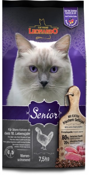 Leonardo Senior 7,5 kg Premium Katzenfutter für ältere Katzen
