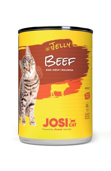JosiCat Beef in Jelly 12x400g Dose Katzenfutter