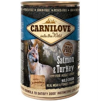 Carnilove Dog Dose - Adult - Salmon & Turkey 6 x 400g Hundefutter