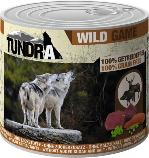 Tundra Wild 6 x 800g Dose Hundefutter Nassfutter