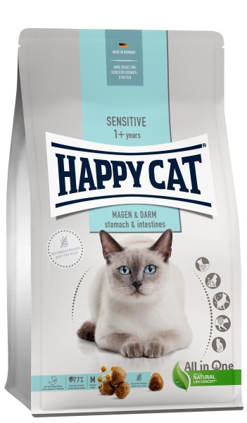 Happy Cat Sensitive Magen & Darm 3x 300g Trockenfutter für Katzen