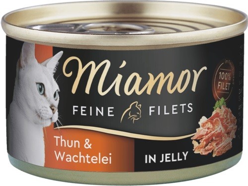 Miamor Feine Filets Thunfisch & Wachtelei 24 x 100g
