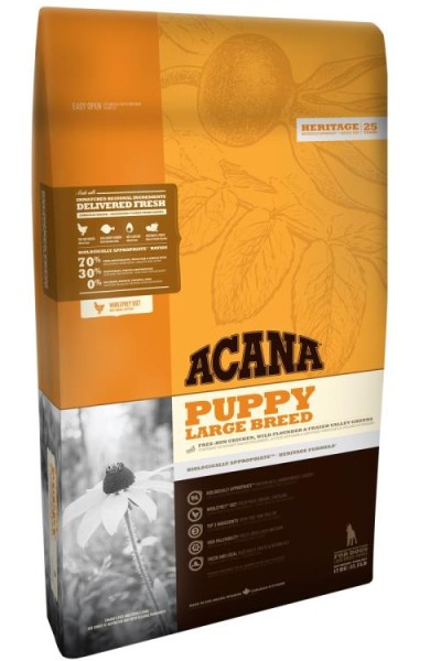 Acana Heritage Dog Puppy Large Breed 17kg für Welpen Getreidefrei