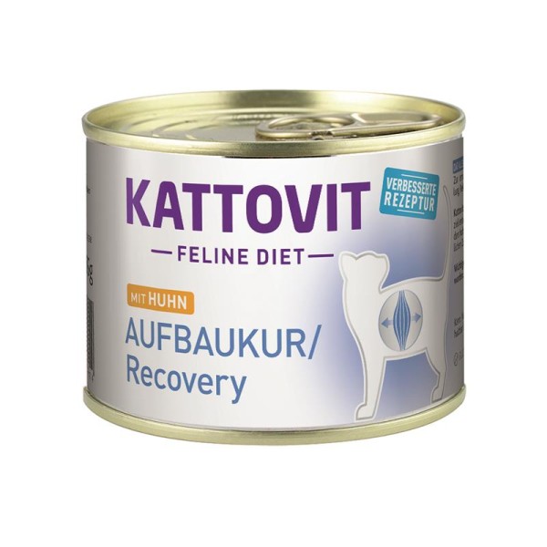 Kattovit Dose Feline Diet Aufbaukur/Recovery Huhn 12 x 185g