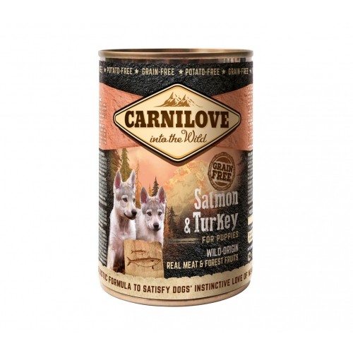 Carnilove Dog Dose Puppy - Salmon & Turkey 6 x 400g Hundefutter