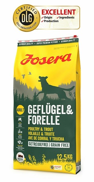 Josera Geflügel & Forelle Trockenfutter für Hunde