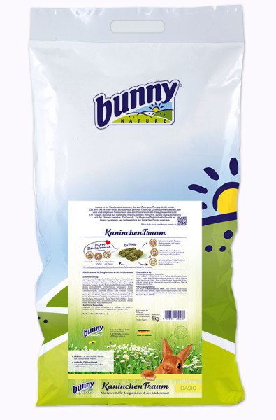 Bunny KaninchenTraum BASIC 4kg Kaninchenfutter