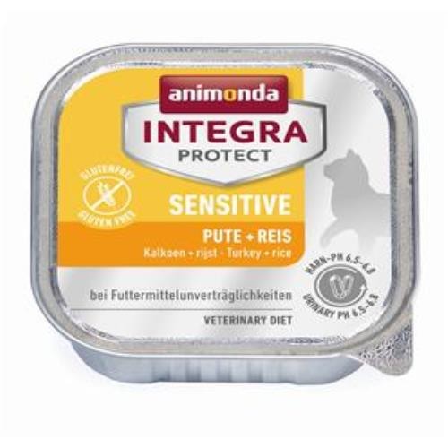 Animonda Katze Schale Integra Sensitive Pute & Reis 16 x 100g