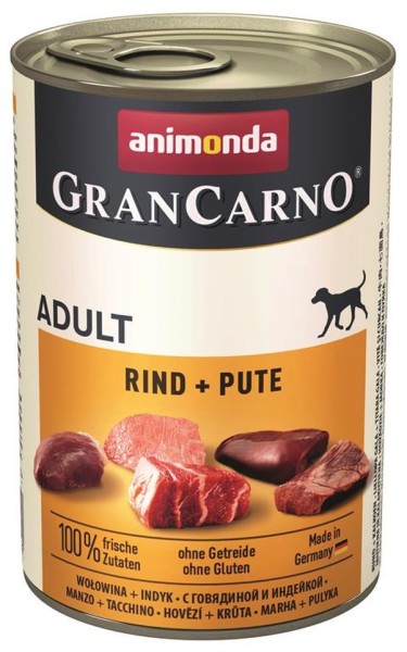 Animonda GranCarno Adult Rind & Pute 6 x 400g Hundefutter