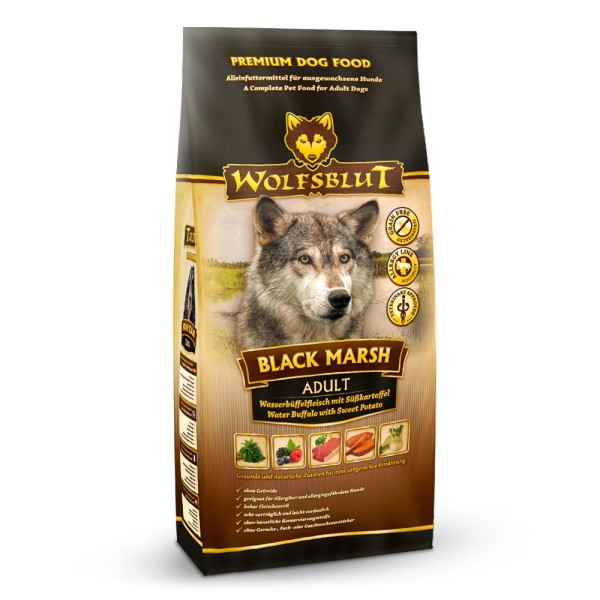 Wolfsblut Black Marsh 15 kg getreidefrei Hundefutter