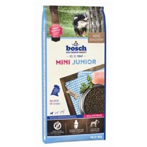 15 kg Bosch Mini Junior Hundefutter - Welpen Junghunde kleiner Rassen glutenfrei