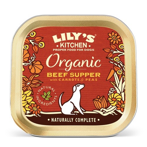 Lilys Kitchen Dog Organic Beef Supper 11 x 150g Hundefutter