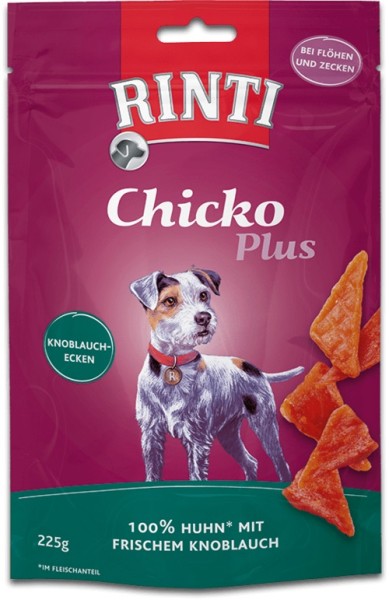 Rinti Snack Chicko Plus Knoblauchecken 9 x 225g Hundesnack mit Echtfleisch