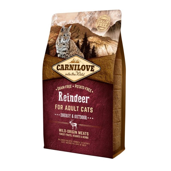 Carnilove Cat Adult - Reindeer 2kg getreidefreies Katzenfutter