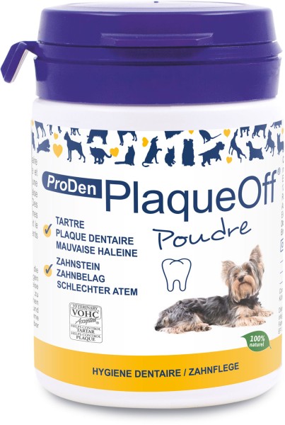PlaqueOff Animal 60g für gesündere Zähne und Zahnfleisch
