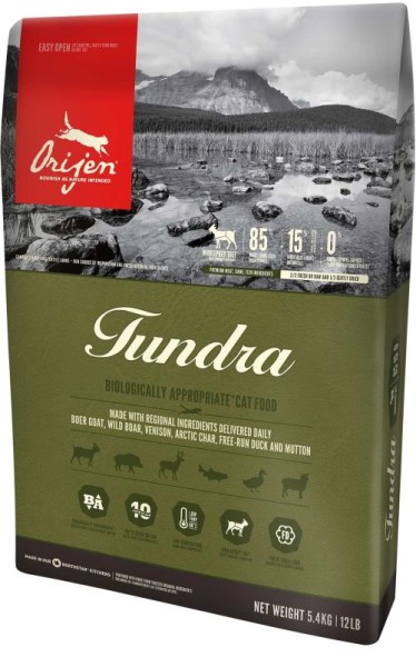 Orijen Tundra Cat 5,4 kg getreidefrei für Katzen jeden Alters