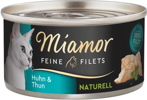 Miamor Feine Filets Naturelle Huhn & Thunfisch 24 x 80g