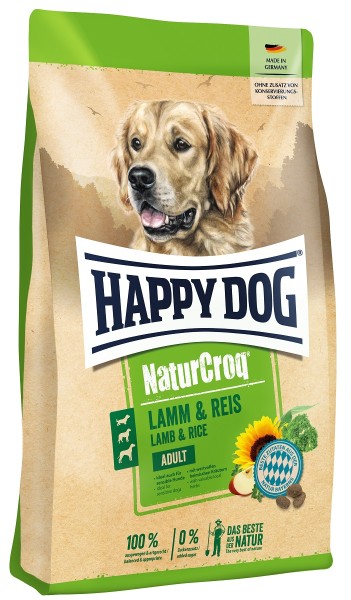 Happy Dog NaturCroq Lamm & Reis 1kg Hundefutter für sensible Hunde