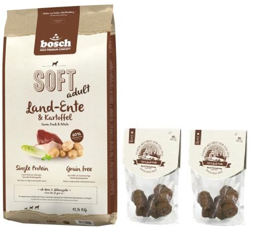 Bosch SOFT Land-Ente & Kartoffel 12,5 kg Hundefutter Trockenfutter