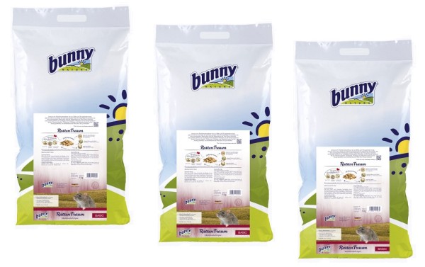 Bunny RattenTraum BASIC 3 x 4kg Rattenfutter