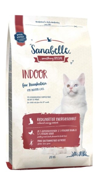 Sanabelle Indoor Fasan 2 kg speziell für Hauskatzen