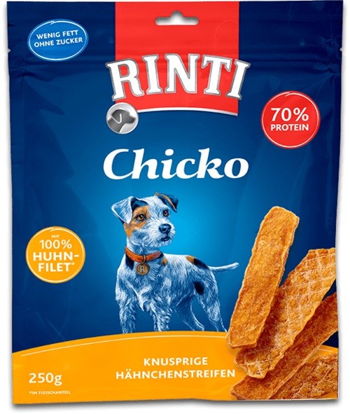 Rinti Extra Snack Chicko Huhn 250g-Vorratspack Hundesnack wenig Fett ohne Zucker
