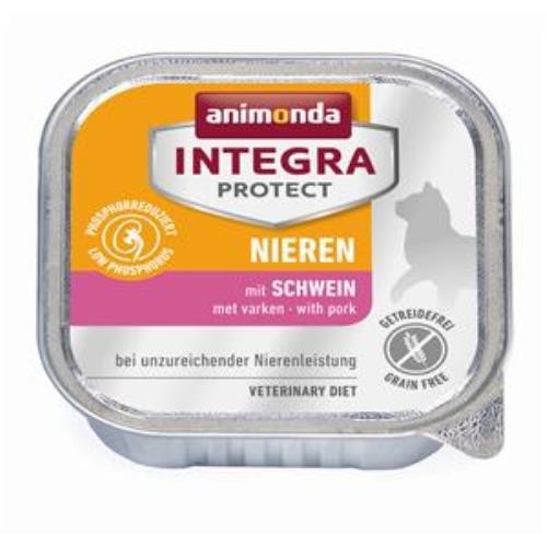 Animonda Integra Niere Schwein 16 x 100g Schale Katzenfutter
