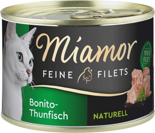 Miamor Feine Filets Naturelle Bonito-Thunfisch 12 x 156g Dose