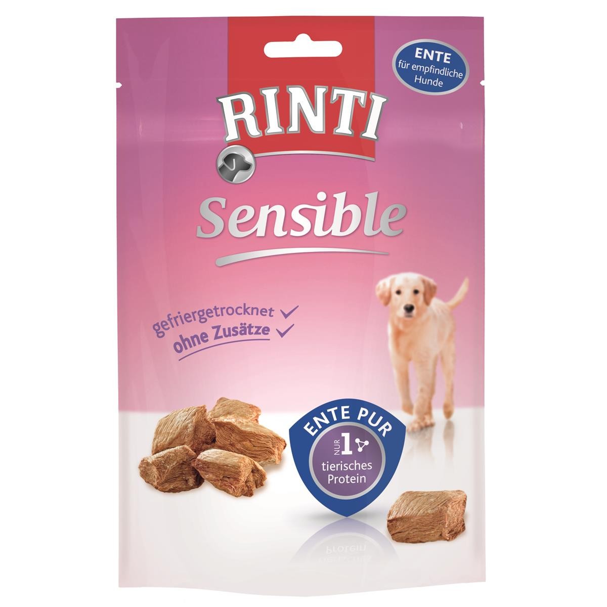 Rinti Extra Snack Sensible Ente 120g Hundesnack für empfindliche Hunde