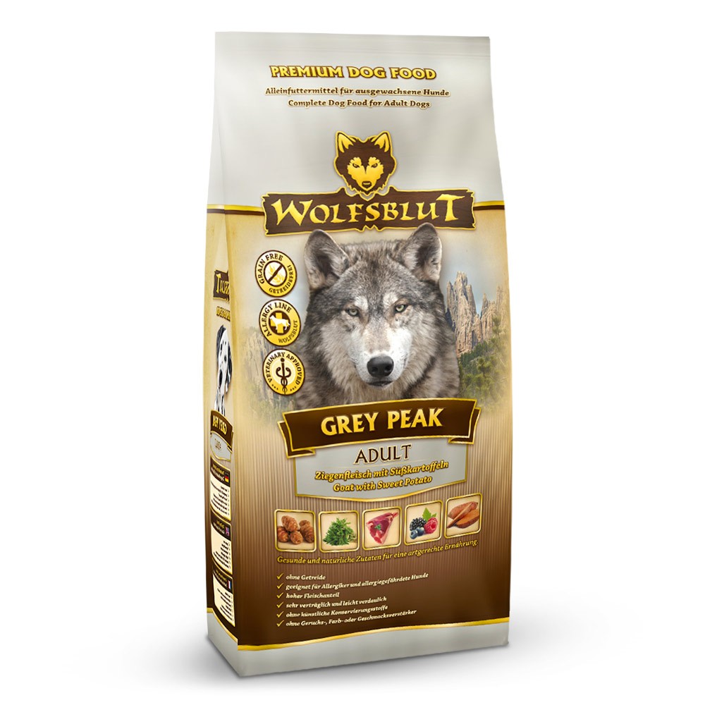Wolfsblut Grey Peak Adult 2 kg getreidefreies Hundefutter
