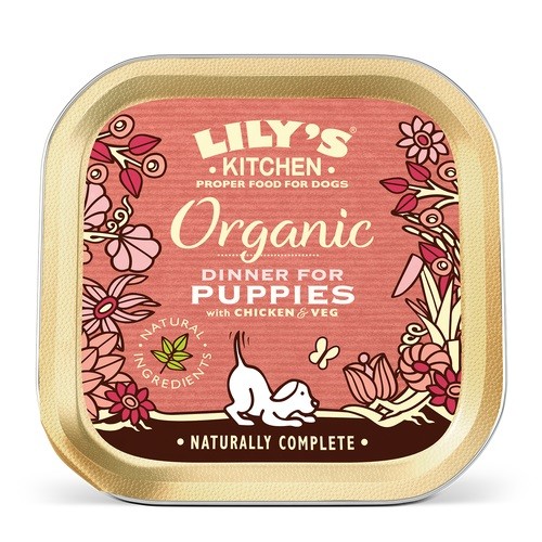 Lilys Kitchen Dog Organic Dinner for Puppies 11 x 150g Hundefutter