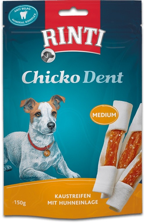 Rinti Extra Snack Chicko Dent Huhn Medium 9 x 150g Hundesnack